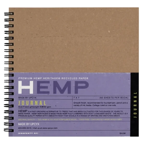 Hemp journal book