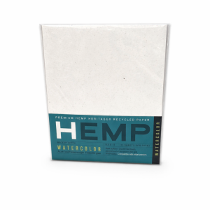 Hemp Heritage watercolor paper art pack, 8.5 x 11 inch sheet